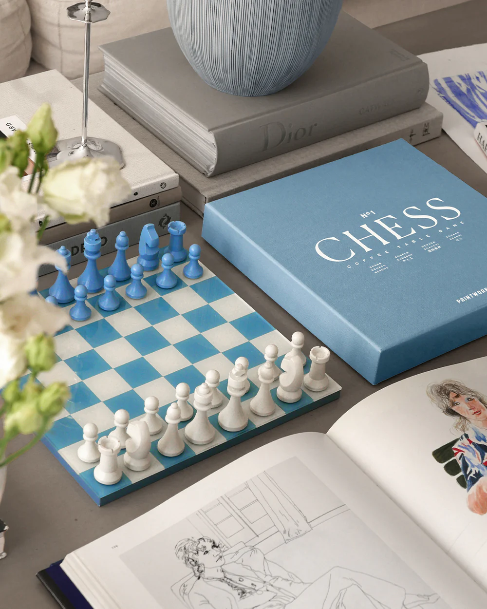 Chess, Dusty Blue - Image 4