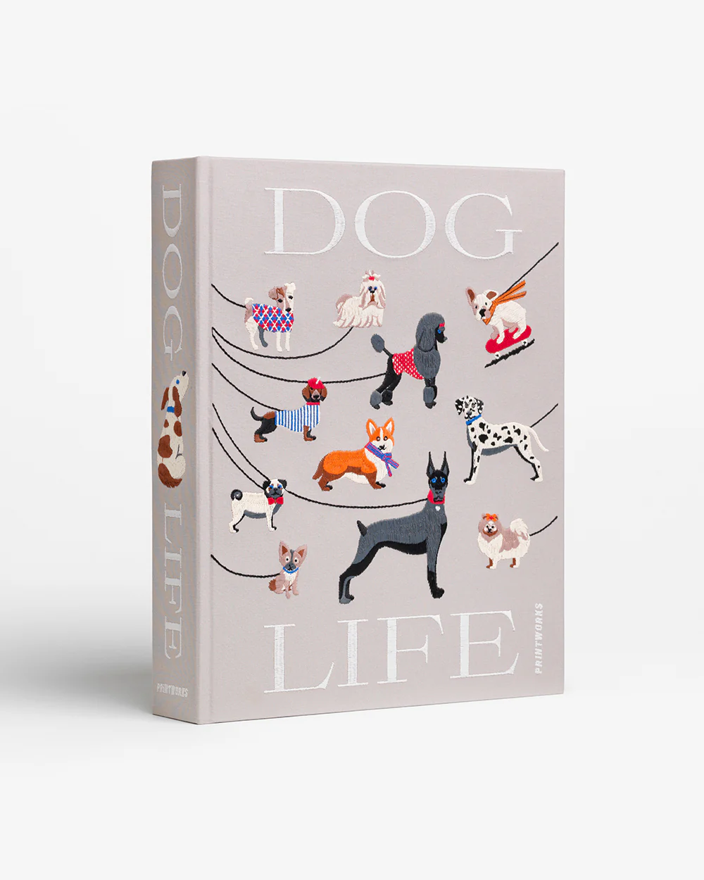 Dogs, Embroidered